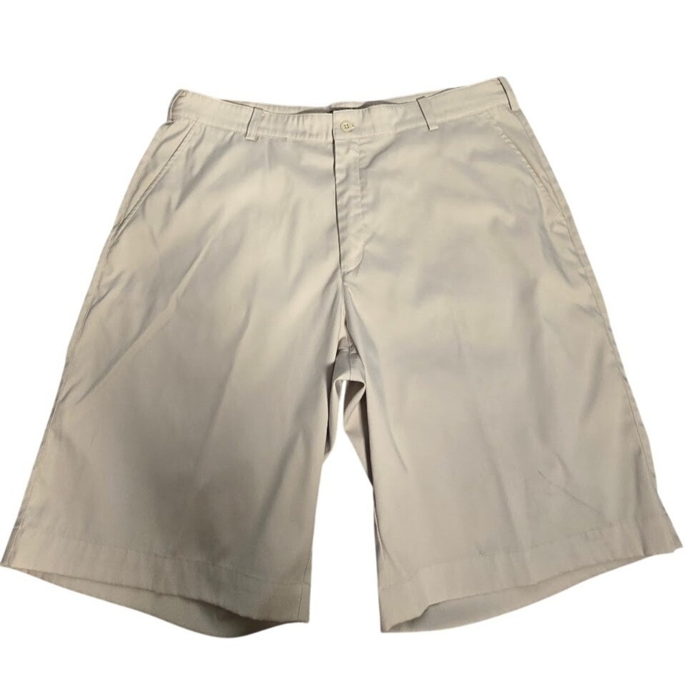Nike DRI-FIT Tour Chino Performance Golf Shorts Men's Size 36 Beige Tan. 789
